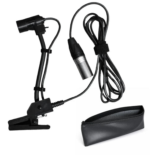 Microfone Condensador para Pandeiro e Repique com Haste Fixa
